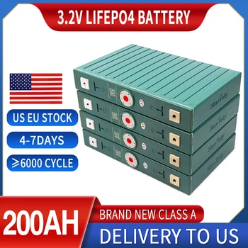 100% Novi 200Ah Lifepo4 Baterija 12V Klase A baterija baterija baterija baterija baterija 3,2 V Litij-željezo-фосфатная Призматическая EU-SAD 7 Dana Isporuke