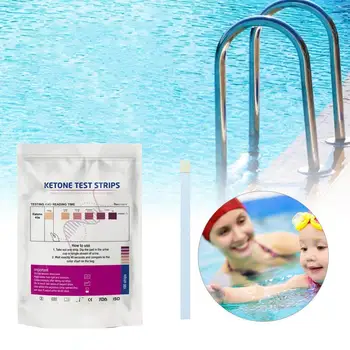 100pc Test trake Za ispitivanje кетоновых reagensa U bazenu Kvaliteta vode urina
