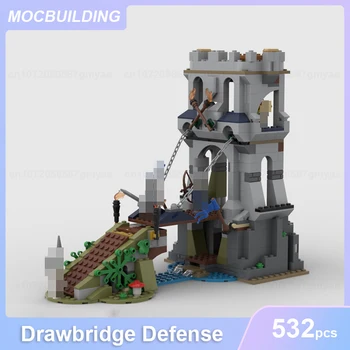 31120 Pokretni Most Obrane Remake Model MOC Gradivni Blokovi DIY Prikupiti Cigle Dvorac Arhitektura Prikaz Dječje Igračke, Pokloni 532 Kom.