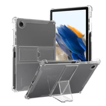4 ova značajka protiv udaraca potvrđena zračni Jastuci, Postolje za Samsung Galaxy Tab A8 10,5 2021, Torbica SM-X200 SM X205, Držač za Olovke, Stražnji poklopac Od TPU