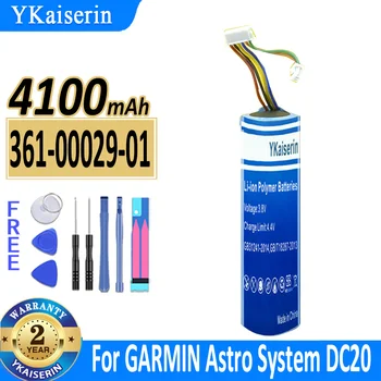 4100 mah YKaiserin Baterija 3610002901 Za GARMIN Astro System DC20 DC30 DC40 361-00029-01 Digitalni Baterije Za pametne telefone za pse