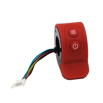 Akcelerator električnog skutera za HX X6 X7 Okidač gasa Prekidač za Podešavanje brzine gasa prstom, crvena
