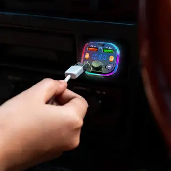Auto MP3 player, FM odašiljač Brzo punjenje Bežični adapter Blue Tooth FM odašiljač Poziv radio Za audio playera