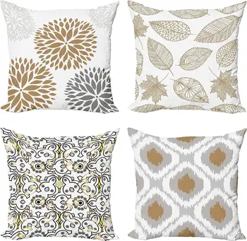 Berba setove jastuka u boemskom stilu s ukrasnim geometrijskim oblicima, jastučnica na digitalni tisak 45x45