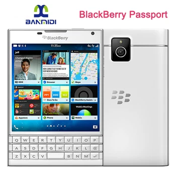 BlackBerry Passport Q30 Mobilni telefon 2G 3G 4G LTE Mobitela s četverojezgrenim 3GB RAM-a 32GB ROM 13MP Originalna Разблокированная BlackBerry OS