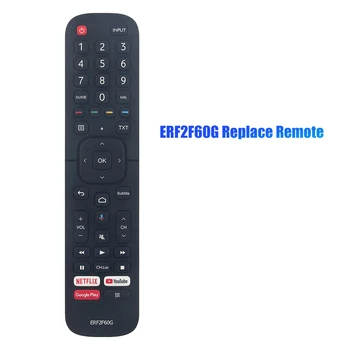 ERF2F60G Zamjenski daljinski upravljač za Hisense Android Smart TV 9,0 Pie 32A56E 40A56E (bez govorne funkcije)