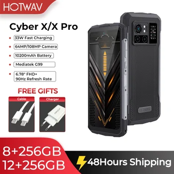 HOTWAV Cyber X Pro Cyber X Najnoviji uređaj MTK G99 6,78 FHD 90 Hz Android 13 10200 mah baterija 14 GB/21 GB i 256 GB 108 M skladište