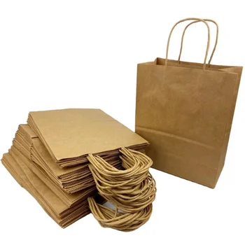 individualni dizajn, prilagođeni smeđa kraft-papir paket za poklon pakiranja