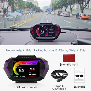 Izdržljiv automobil na glavnom display-univerzalna kompatibilnost i jasan prikaz brzine Zgodan auto-digitalni zaslon za glavu