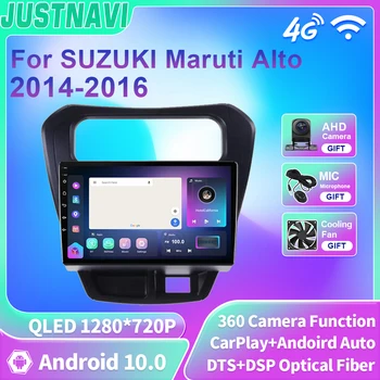 JUSTNAVI QLED Carplay Android Auto, uređaj za Maruti SUZUKI Alto 800 2014-2016, multimedijski player, GPS navigacija, Авторадио