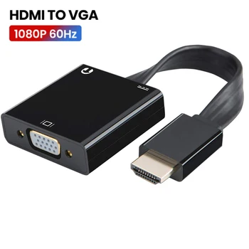 Kabel HDMI-VGA 1080P Aktivni konverter HDMI-VGA audio i usb za napajanje Kabel za HDMI-VGA monitor na laptop PS5 Xbox PS4