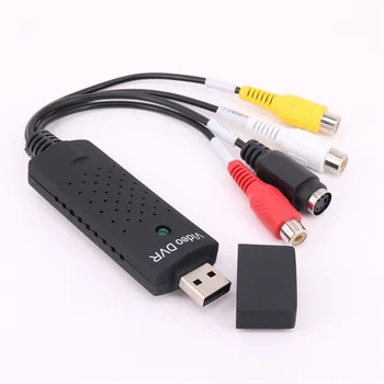 Kabel-USB 2.0-RCA Adapter je Pretvarač za kartice snimanje audio-video Kablovi za PC za streaming uređaj za snimanje TV DVD VHS