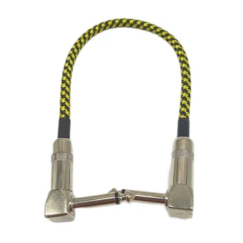 Kabel za električnu gitaru sa zaštitom od buke, kabel za glazbeni instrument s bakrenim mm 6,35 mm, dobra vodljivost 30 cm