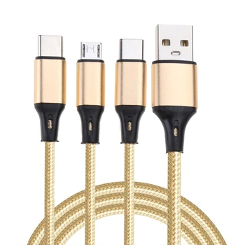 Kabel za punjenje 3 u 1 sa nekoliko USB-C Micro USB za telefone 96BA
