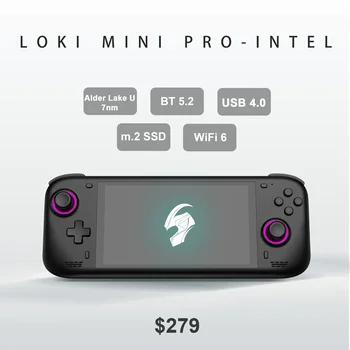 Loki mini pro 8 + 128 GB SSD retro gaming laptop WiFi-6 bt5.2 6-inčni tablet sa zaslonom osjetljivim na dodir