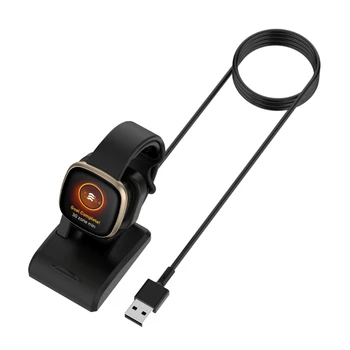 Magnetsko punjač, adapter napajanja za sata Versa 4 Sense/Sense 2, USB-postolje za punjenje-Kabel, dock, stalak za sat držač 896C