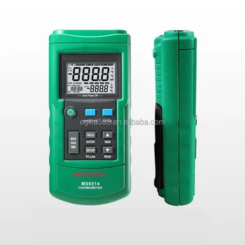 Mastech MS6514 Dvokanalni Digitalni Termometar Logger za Temperaturu Tester USB Sučelje KJTERSN Термопара