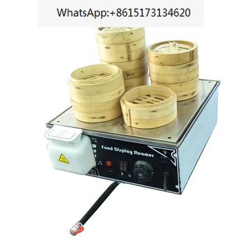 Mini-električna dvokrevetnoj kotao za pripremu kineskih peciva KA500D-4 od nehrđajućeg čelika sa 4 izlaza pare za opremu restoran