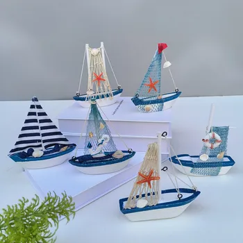 Morski Kreativan način jedrilicu, Figurice, minijature, ukras za mala plovila u mediteranskom stilu