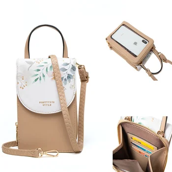 nova jednostavna i univerzalna torba na jedno rame, torba-instant poruke za nošenje mobitela u ruci, mini-instant poruke sa zaslonom osjetljivim na dodir