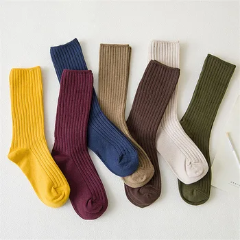 Nove slobodne čarape, Ženske, 200 igala, Pamučna obvezujuća, čvrste boje, 14 vrsta, 4 sezone, osnovne svakodnevne ženske čarape