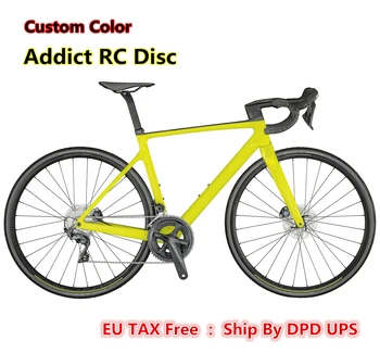 Običaj Boji Addict RC Disc Full Carbon Road Bike Комплектный Bicikl ULTEGRA R8020 105 R7020 Groupset 50 mm Bushmaster Par CX9 Disk Glavčine
