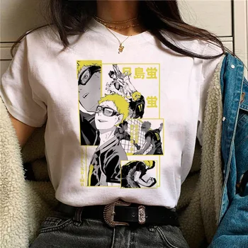 Odbojkaška majice Haikyuu Voleibol, ženska t-shirt Y2K, ženska ulica odjeća vizije manga