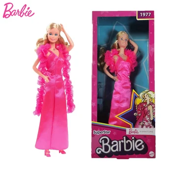 Originalna lutka Barbie je Zvijezda, igračke za djevojčice, branded lutke 1997 1/6, Ružičastoj haljini, zbirka plavuše, Poklon kutija