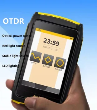 OTDR APC Aktivni Utvrđuju Test U Realnom vremenu 1550 nm 20 db Optički Otdrs Zaslon Osjetljiv na dodir FTTH OPM VFL OLS iOLA Karta Događaja se Utvrđuju Tester