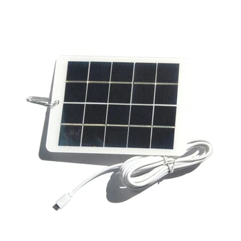 Peglanje baterije mobilnog telefona ploči je stupio u akciju solarnim panelima 3W 5V Povjeravajući s Заряжателем Solarne baterije Micro USB porta