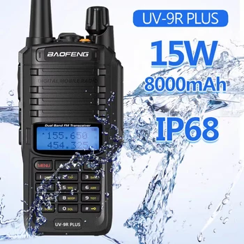 Prijenosni prijenosni radio Baofeng UV-9R Plus snage 15 W