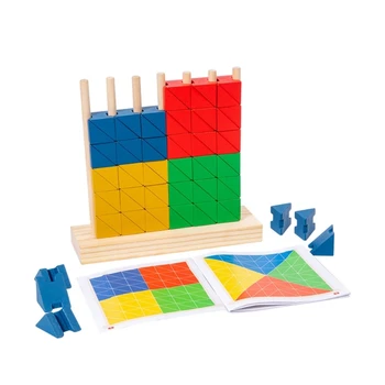 Q0KB Drveni blok, obrazovne igre-puzzle igra za malu djecu, djecu od 3 godine