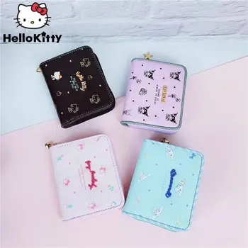 Sanrio Hello Kitty Novčanik s Uzorkom Куроми i Likom iz Crtića Za Djecu I Odrasle, Kreativni Slatka Mini Torbicu, Slatka i Trendy rođendanski Poklon Za Djevojčice, Torba za Novac
