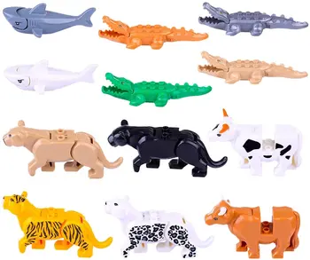 Serija Životinja Od Manekenske Figure Velike Blokove Životinje Edukativne Igračke Za Djecu Dječji Dar Kompatibilan S Legoed Duploed