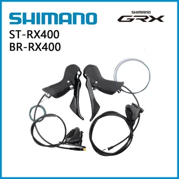 SHIMANO GRX RX400 Pomak Lijevo Desno 2x10 brzina Hidraulični Disk Kočnice Šestar ST-RX400 + BR-RX400 Za шоссейного bicikla
