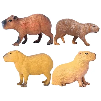 Simulacijski model Capybaras, Figure domaćih životinja, Dekor u obliku Dupina, Capybaras, Ukrasa za dom, za stand-up Model, Dječji Monokromatski
