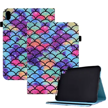 Slikano Torbica-knjižica za Fundamentalno novog iPad 2022 10. generacije A2757 A2777 A2696 10,9-inčni Smart-torbica od TPU s Kopčom na desni Straga