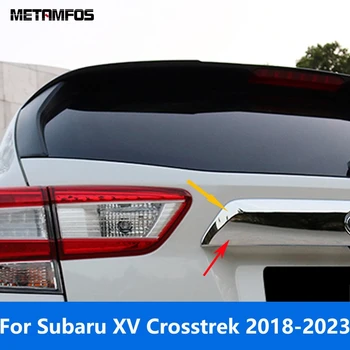Stražnji Poklopac prtljažnika Subaru XV Crosstrek SUV 2018-2020 2021 2022 2023 Krom Završiti Stražnja Vrata Prtljažnika dodatna Oprema Za Slaganje Automobila