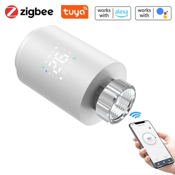 Tuya WiFi, Zigbee Termostatske ventile radijatora Inteligentno Bežično Upravljanje aplikacijom Home Termostat grijanja Regulator Temperature