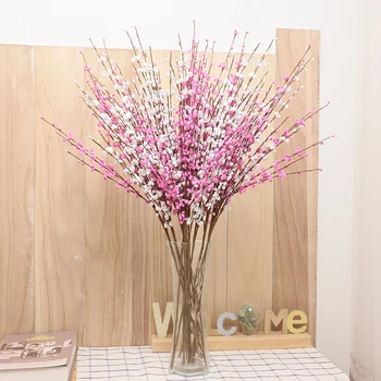 Umjetno cvijeće od trske, Plastični buket za kućnu vjenčanje dekoracije, Proizvodnja trava, dar za zurke, Zidni vaza 