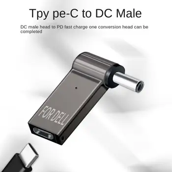 USB Type C Adapter za brzo punjenje, višefunkcijski priključak USB C, punjač za laptop, konverter za Dell, Asus, Hp, Acer