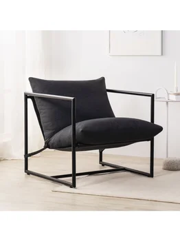 Viseći stolica Zinus Aidan s metalnim okvirom, Tamno siva