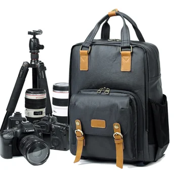 Vodootporan platna muški ženski Veliki ruksak za Canon/Nikon, torba za fotoaparat Traval DSLR, visoke kvalitete