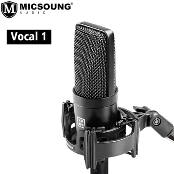 Vokalni 1 Žični Kondenzatorski mikrofon sa velikom membranom za profesionalne studijske snimke strujanja Karaoke