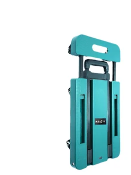 XL Kolica za prtljagu s prikolicom, ručno Lud, potrošačka kolica, link kolica, auto