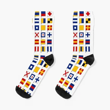 Čarape s pomorskim zastavama, Nogometne Čarape, kompresije Neklizajući nogometne čarape, muške pokloni
